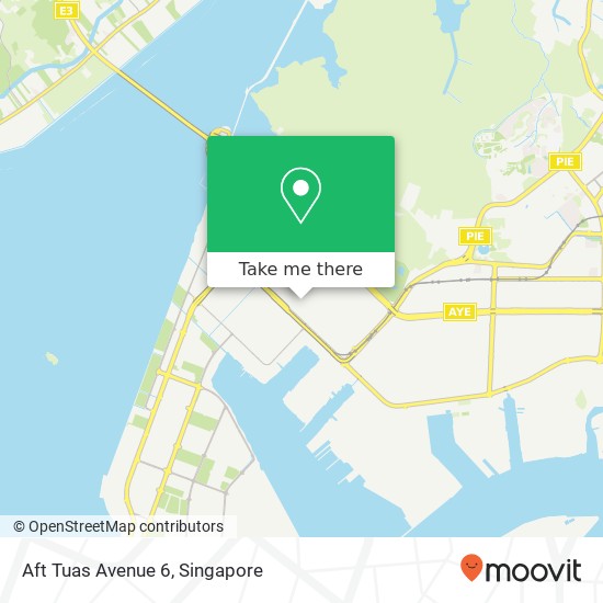 Aft Tuas Avenue 6 map