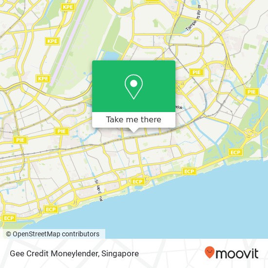 Gee Credit Moneylender map