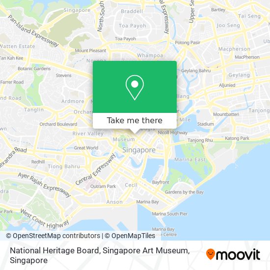 National Heritage Board, Singapore Art Museum map