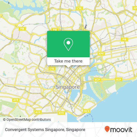 Convergent Systems Singapore map