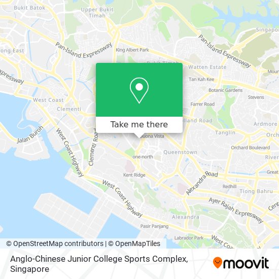 Anglo-Chinese Junior College Sports Complex map