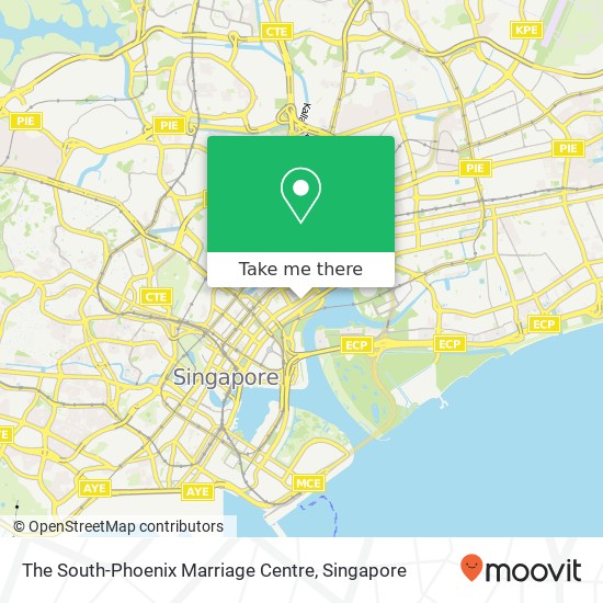 The South-Phoenix Marriage Centre map