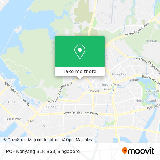 PCF Nanyang BLK 953 map