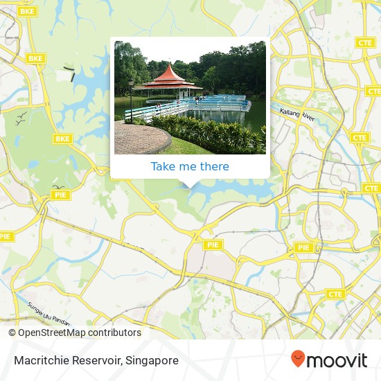 Macritchie Reservoir map