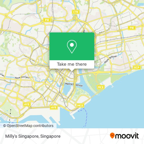 Milly's Singapore地图