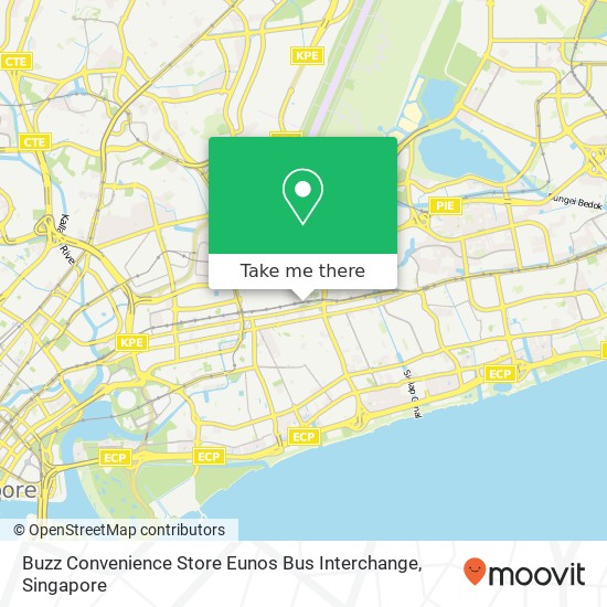 Buzz Convenience Store Eunos Bus Interchange map