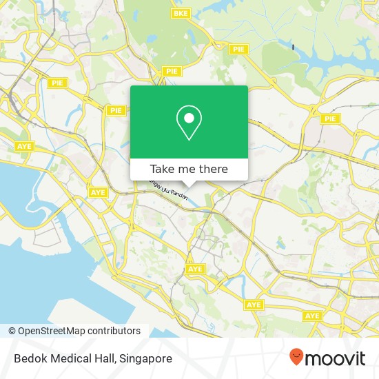 Bedok Medical Hall地图