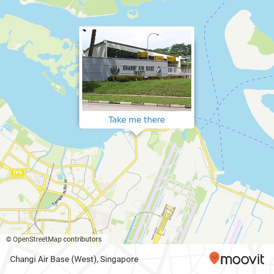 Changi Air Base (West) map