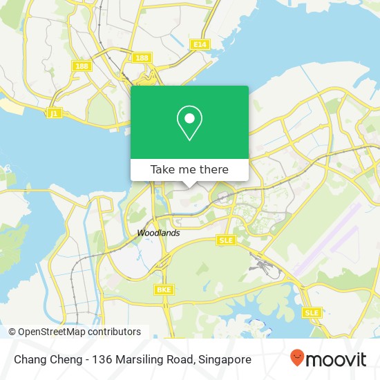 Chang Cheng - 136 Marsiling Road地图