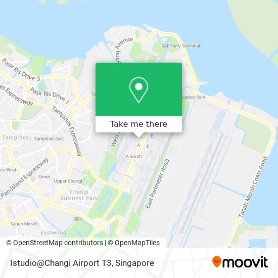Istudio@Changi Airport T3 map