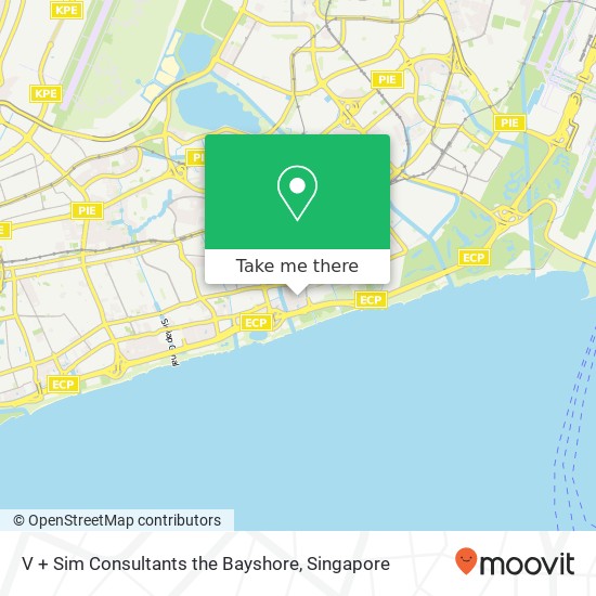V + Sim Consultants the Bayshore map