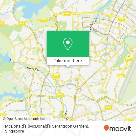 McDonald's (McDonald's Serangoon Garden) map