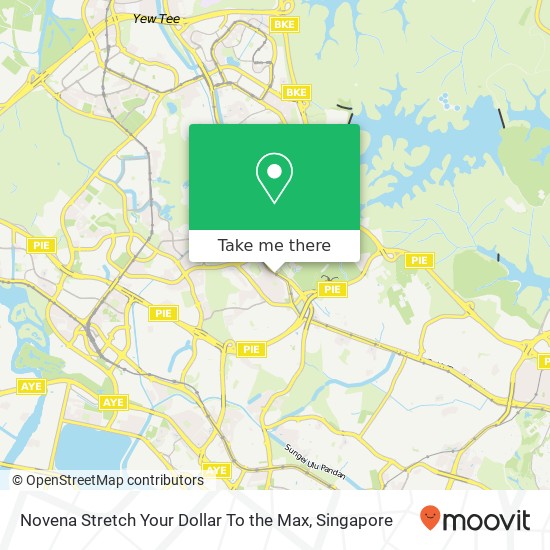 Novena Stretch Your Dollar To the Max map