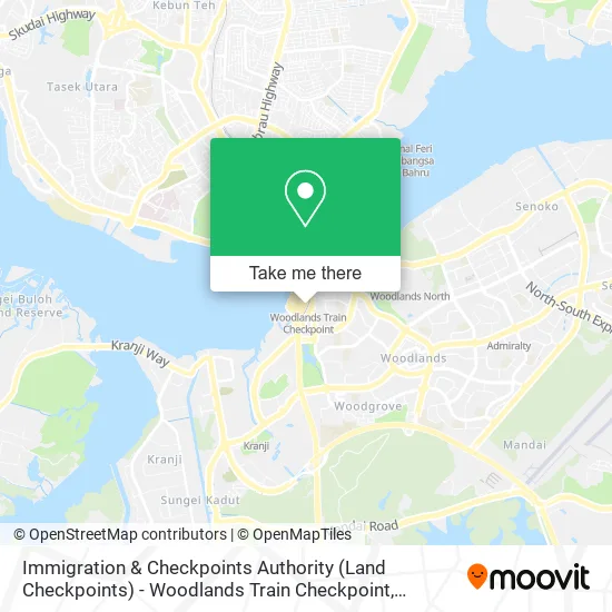 Immigration & Checkpoints Authority (Land Checkpoints) - Woodlands Train Checkpoint地图