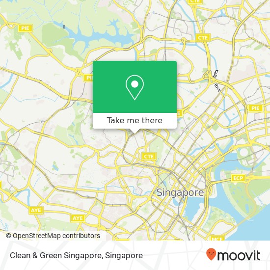 Clean & Green Singapore map