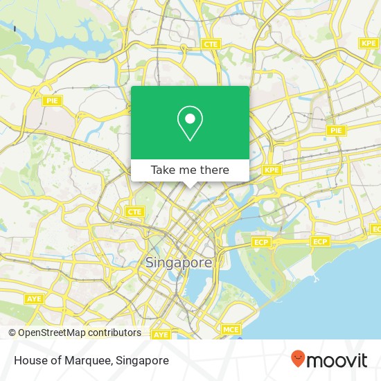 House of Marquee map