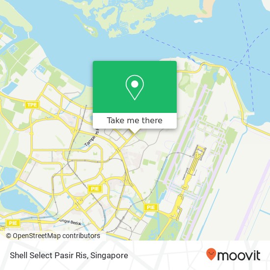 Shell Select Pasir Ris map