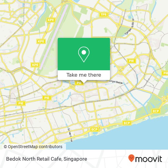 Bedok North Retail Cafe map