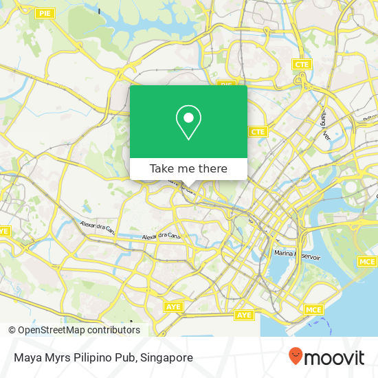 Maya Myrs Pilipino Pub map