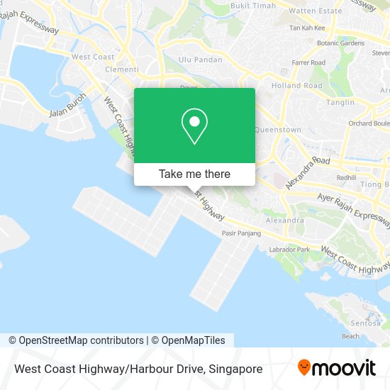 West Coast Highway / Harbour Drive map