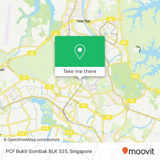 PCF Bukit Gombak BLK 535 map