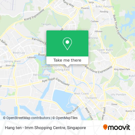 Hang ten - Imm Shopping Centre map