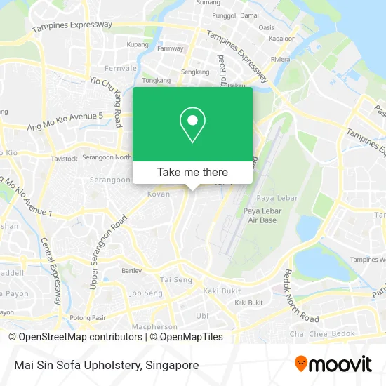 Mai Sin Sofa Upholstery map