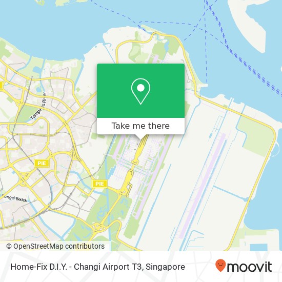 Home-Fix D.I.Y. - Changi Airport T3地图