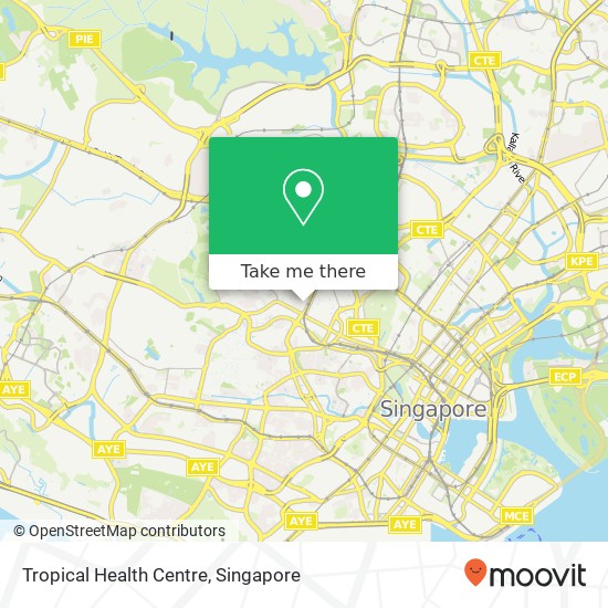 Tropical Health Centre map