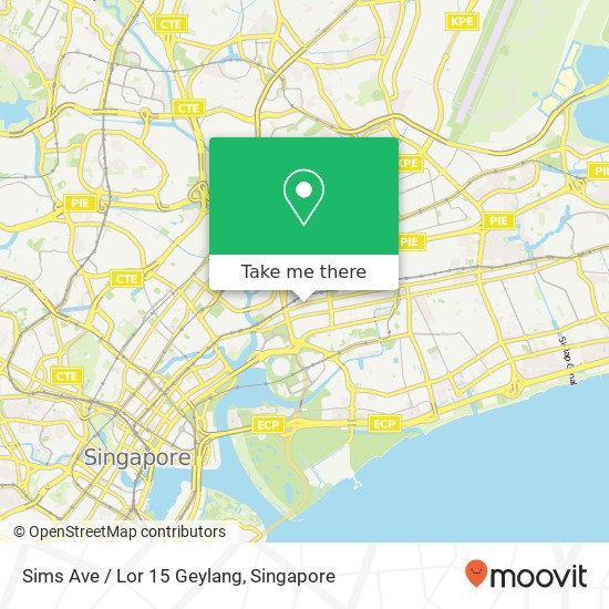 Sims Ave / Lor 15 Geylang map