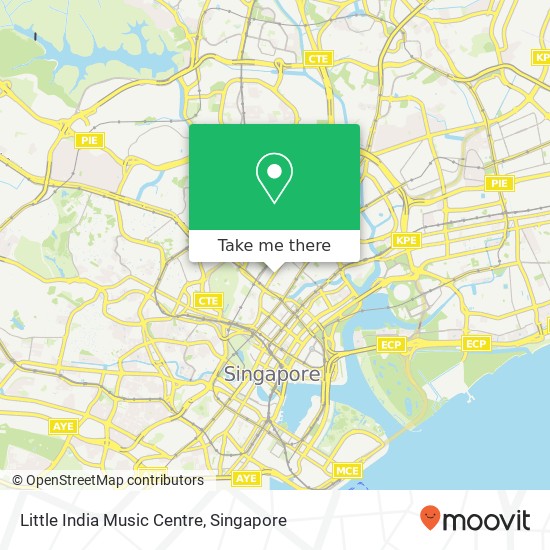 Little India Music Centre map