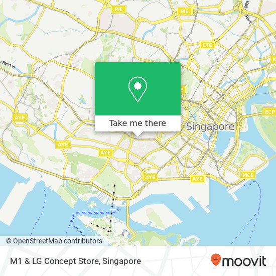 M1 & LG Concept Store map