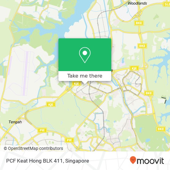 PCF Keat Hong BLK 411 map
