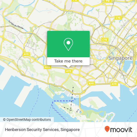 Henberson Security Services map