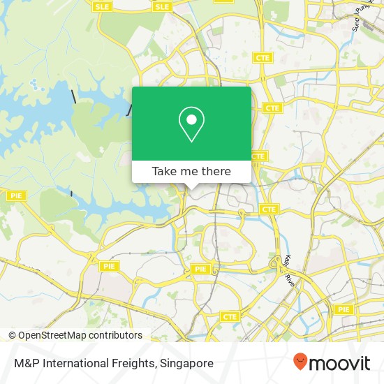 M&P International Freights map