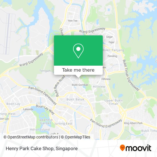 Henry Park Cake Shop map