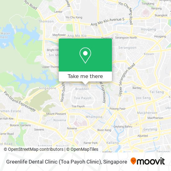 Greenlife Dental Clinic (Toa Payoh Clinic) map