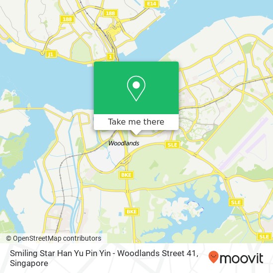 Smiling Star Han Yu Pin Yin - Woodlands Street 41 map