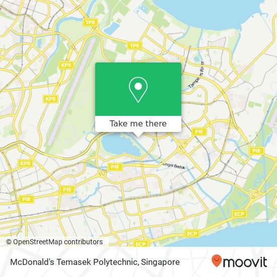 McDonald's Temasek Polytechnic map