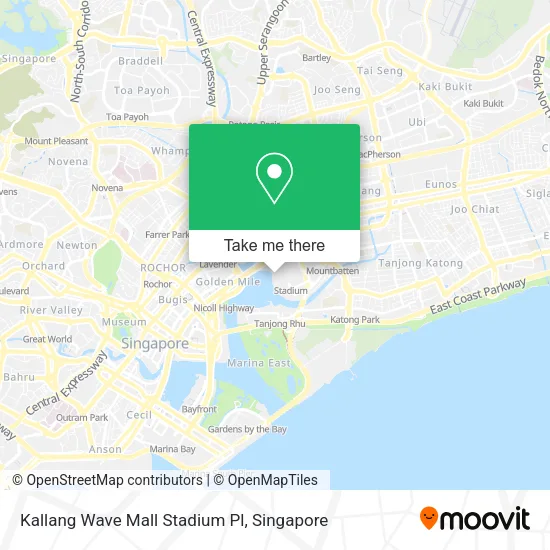 Kallang Wave Mall Stadium Pl地图