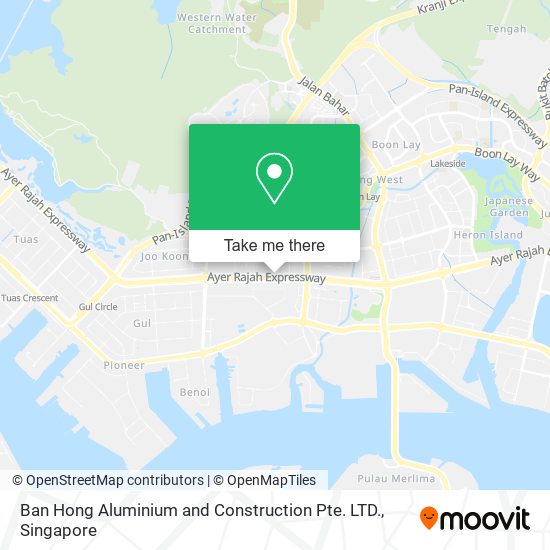 Ban Hong Aluminium and Construction Pte. LTD. map