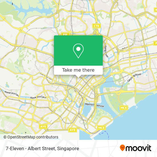 7-Eleven - Albert Street map