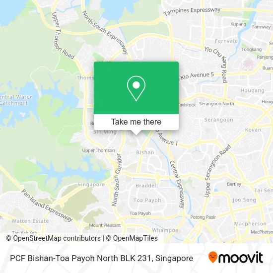 PCF Bishan-Toa Payoh North BLK 231地图