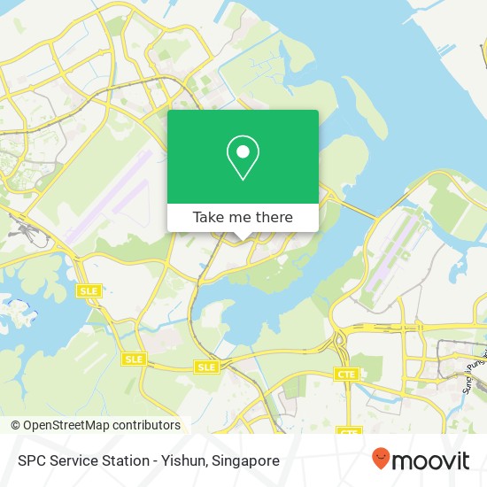 SPC Service Station - Yishun map