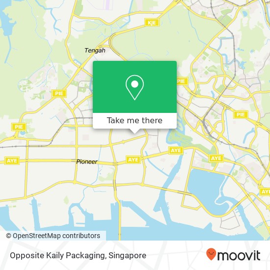 Opposite Kaily Packaging map