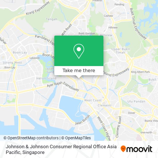 Johnson & Johnson Consumer Regional Office Asia Pacific map