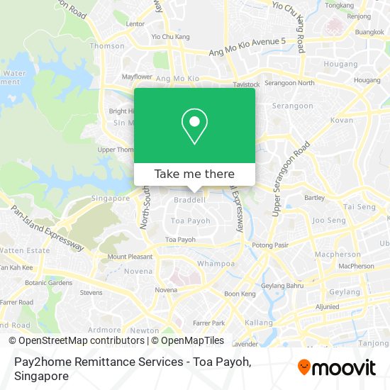 Pay2home Remittance Services - Toa Payoh地图