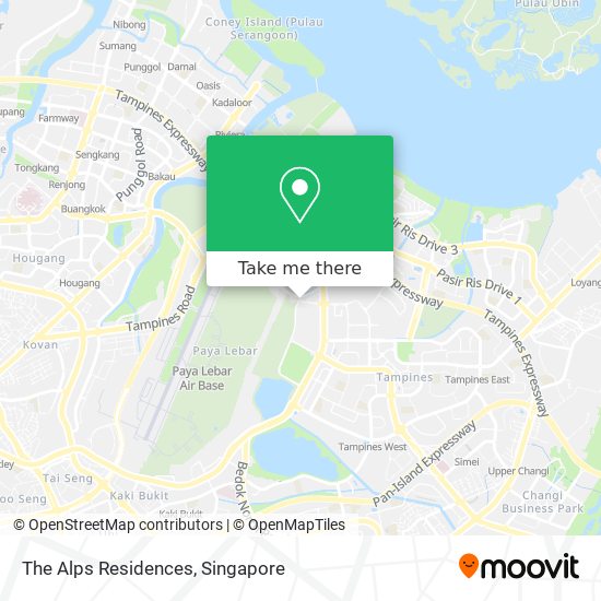 The Alps Residences map