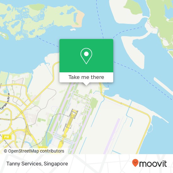 Tanny Services map