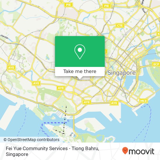 Fei Yue Community Services - Tiong Bahru map